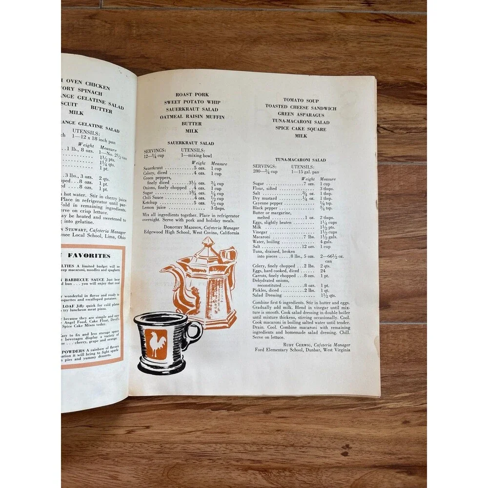 N/A vintage cookbook